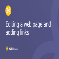 Editing a Web Page and adding links