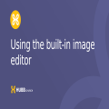 Using the built-in image editor
