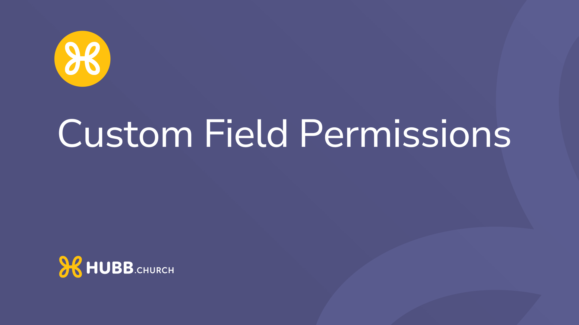 Custom field permissions